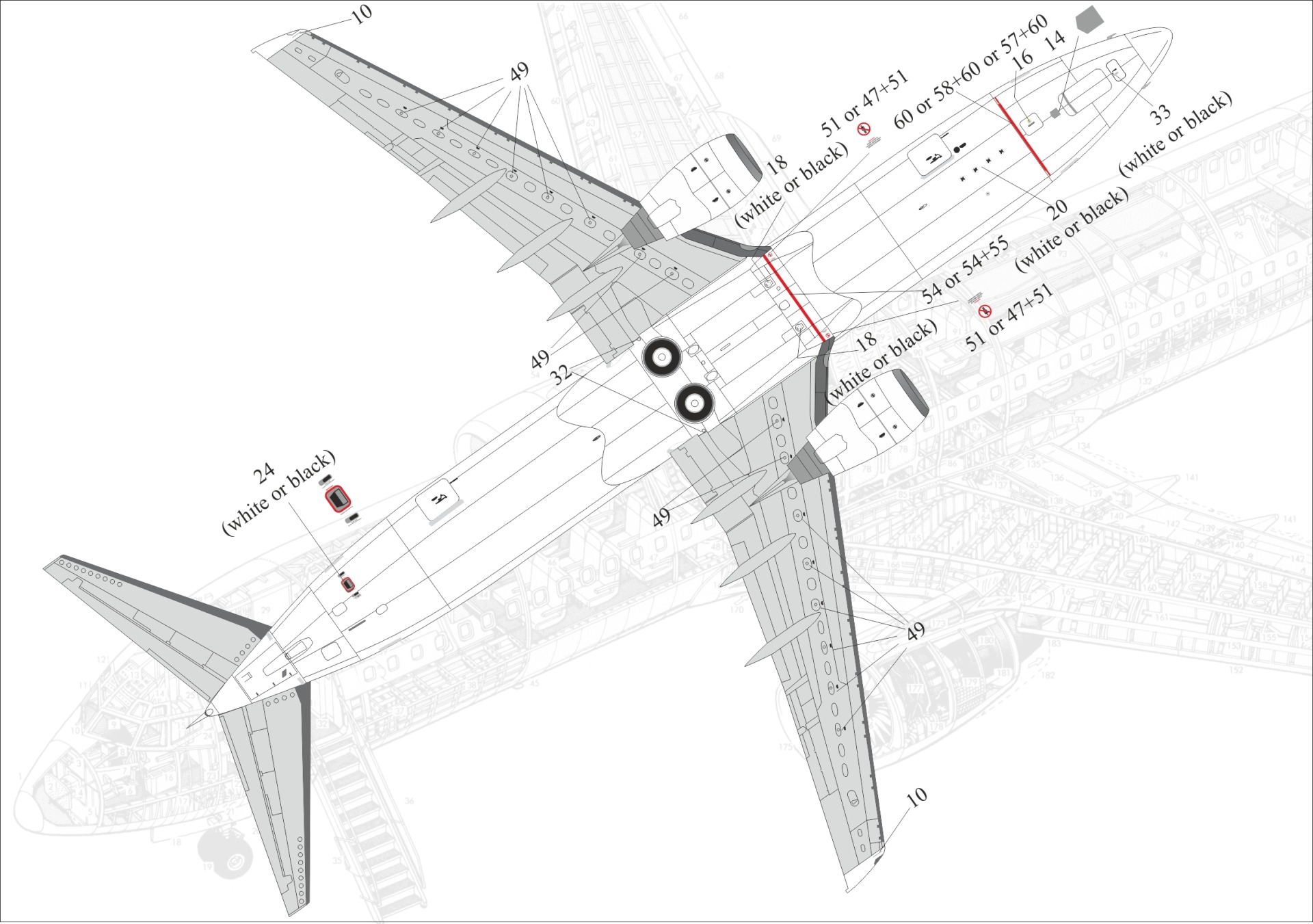 Чертеж boeing 737